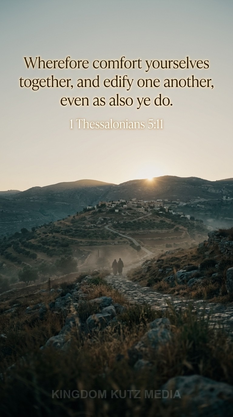 Today's daily Bible verse — 1 Thessalonians 5:11 KJV