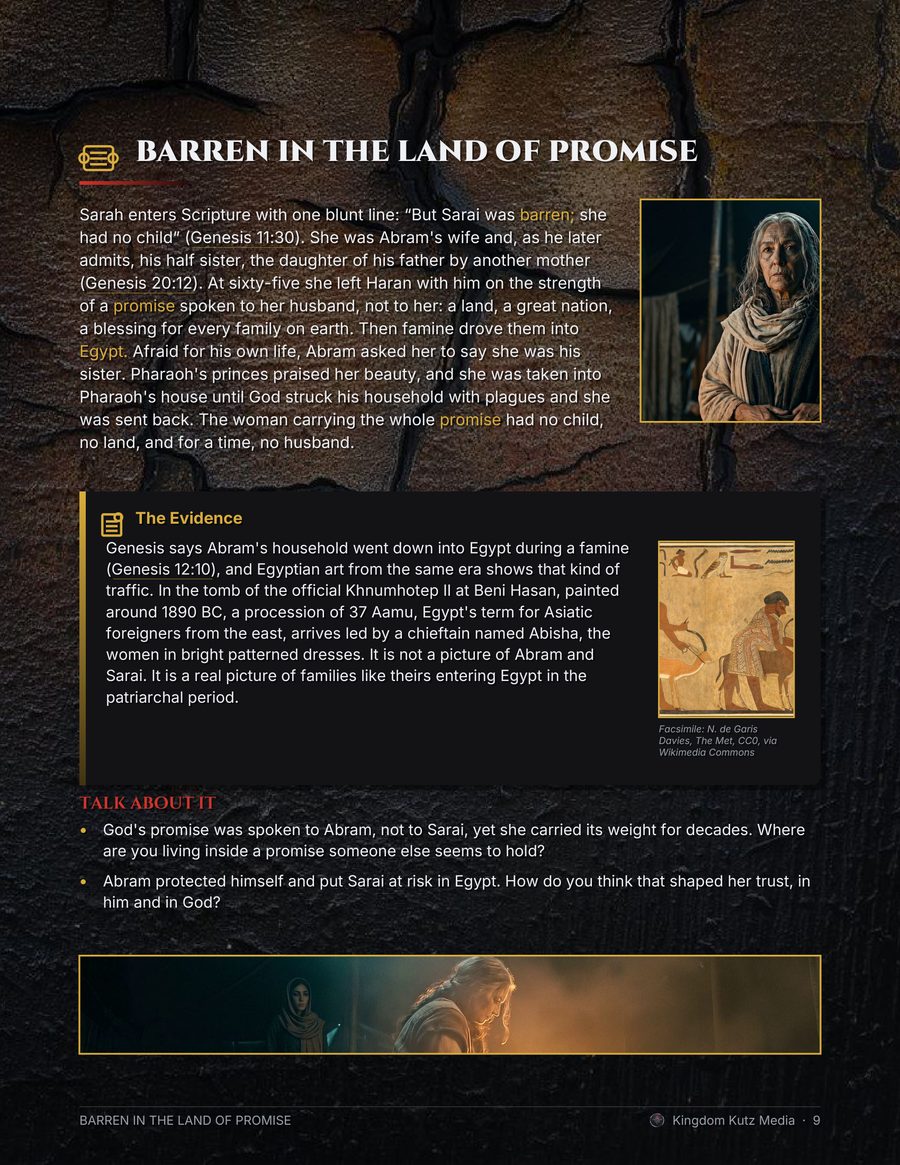 Sarah: Faith That Waited, page preview 1