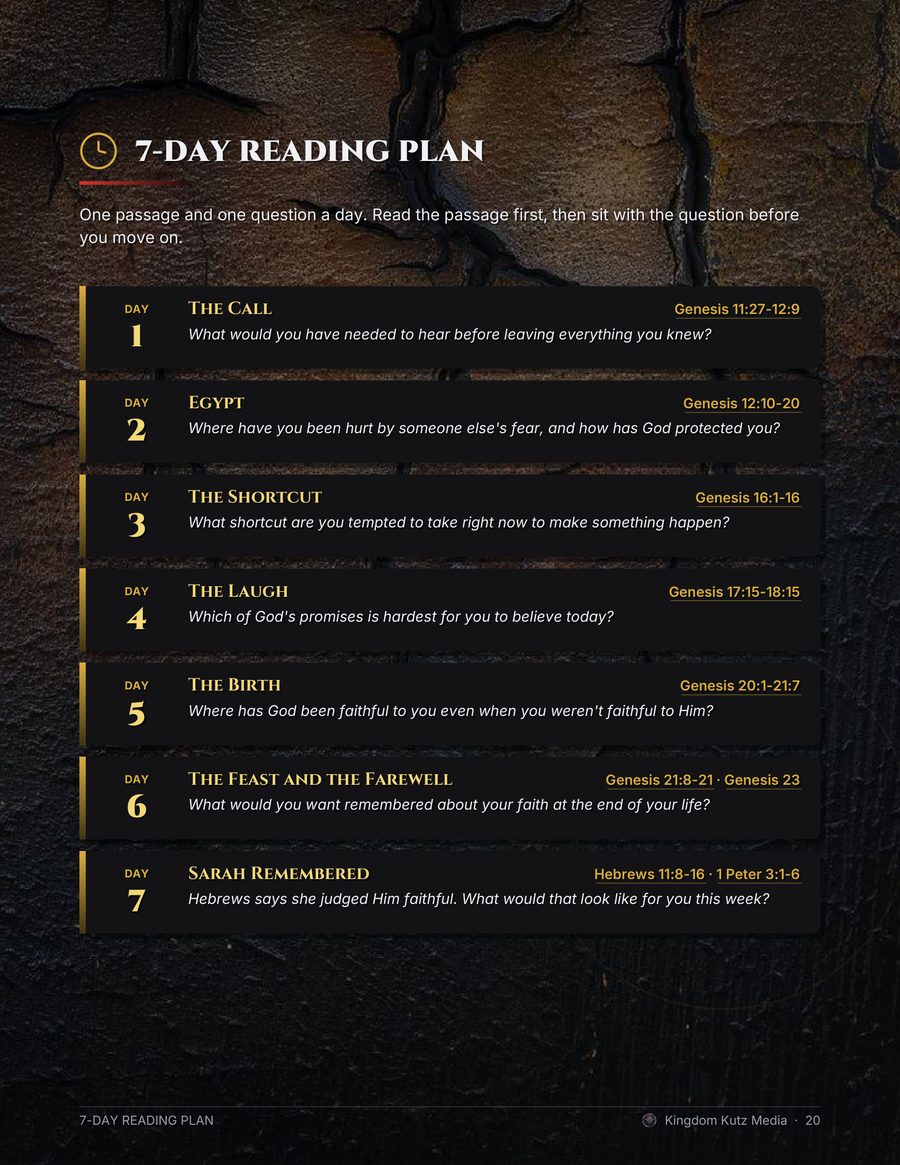 Sarah: Faith That Waited, page preview 4
